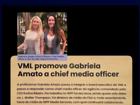 Ex-Chief Media Officer da VML Brasil, uma das maiores operações da WPP, o maior grupo de comunicação do mundo
